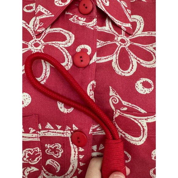 90s Floral Dress Vintage Retro Casual Summer Rayon Styleworks 12 - Picture 7 of 7